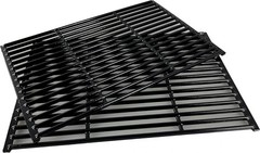 Grill Grates BBQ Grate Grid 19×25″ 2pcs Porcelain Coated Cast Iron Replacement