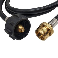 Propane Adapter Hose LP Tank 1lb to 20lb Converter 6FT For QCC1 Type1 Gas Grill