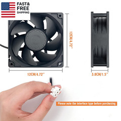 Upgraded Precision Control Fan Replacement for Char-Griller Gravity Fed 980 Char