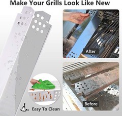 6X Grill Parts Heat Plates Shield Tent for Nexgrill 720-0830H 720-0898 720-0888A