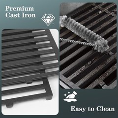 Grill Grates for Weber Spirit e310, 17.5″ Grates for Weber Spirit I & II 300 …