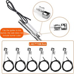 4 Outlet Universal Spark Igniter Replacement Kit for Charbroil, Grill Igniter…