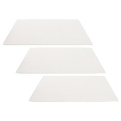 3Pcs Reusable Ceramic Fiber High Temp Insulation Board Fireproof Stove Barrier