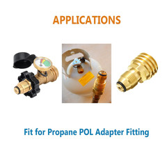 10Pcs Propane Tank O-Rings for All Soft Nose P.O.L. Fittings, Soft Rubber Leakag