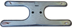 MCM gas grill stainless steel twin H burner # 11002 19.5 X 8