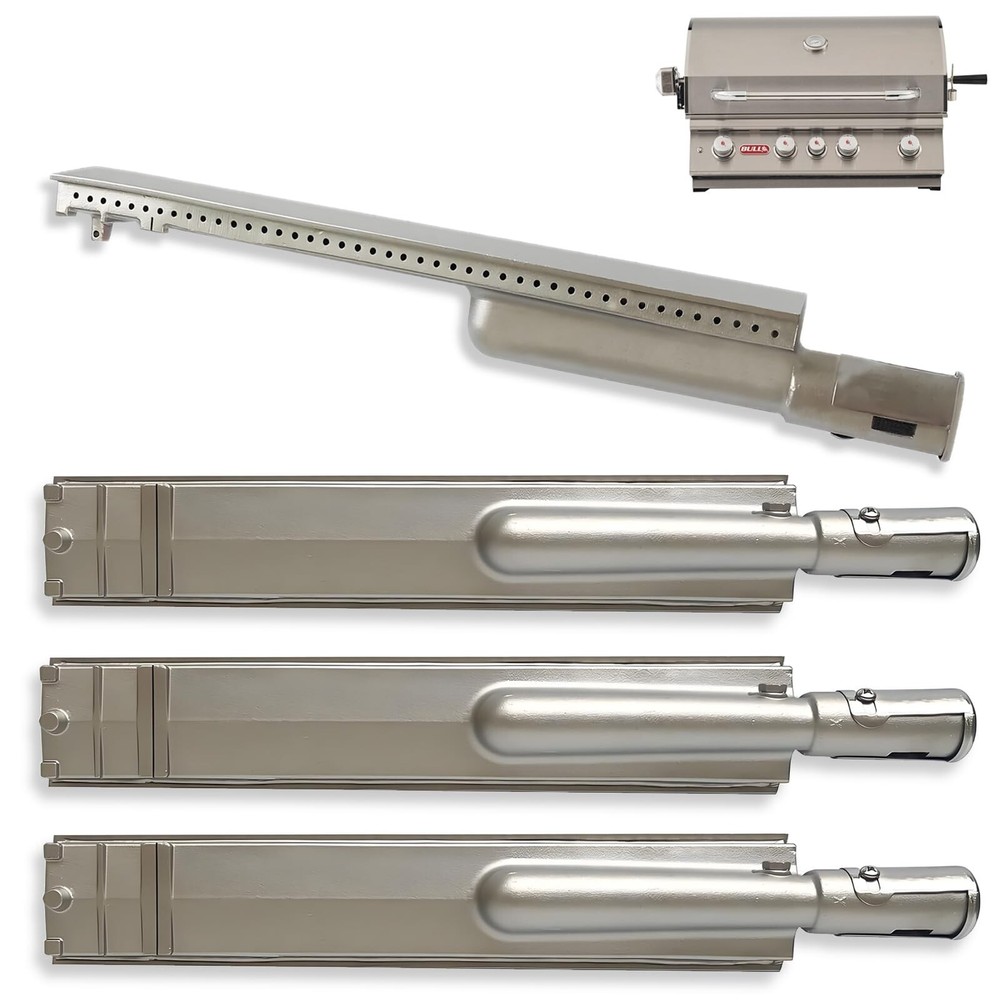 Replacement Parts Cast Stainless Steel Burner for Bull BBQ, Premium Outdoor G…