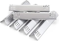 6 Pcs Flame Tamers for Nexgrill 6 Burner Heat Shields, Stainless Steel, Non-S…
