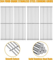 Stainless Solid Rod Cooking Grate Grids for Broil-Mate Broil King 9625-67, 9625-