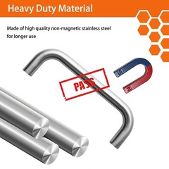 11″ Stainless Steel Grill Handle Replacement for Traeger Pellet Grills – Fits Ea