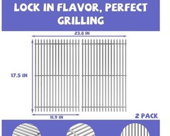 17.5″ Stainless Steel Grill Grate for Weber Spirit & Genesis Series Grills – Dur