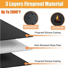 3′ X 4′ Heat Shield for the wall Behind the Grill, Fireproof Heat Shield for …
