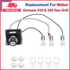 7628 Grill Igniter Kit for Weber Genesis 300 Series Grill, Genesis 310 320 Grill