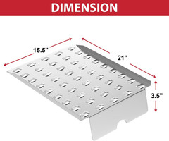 Drip Tray Heat Baffle for Camp Chef 24 Series Pellet Grills, Woodwind Wifi 24, W