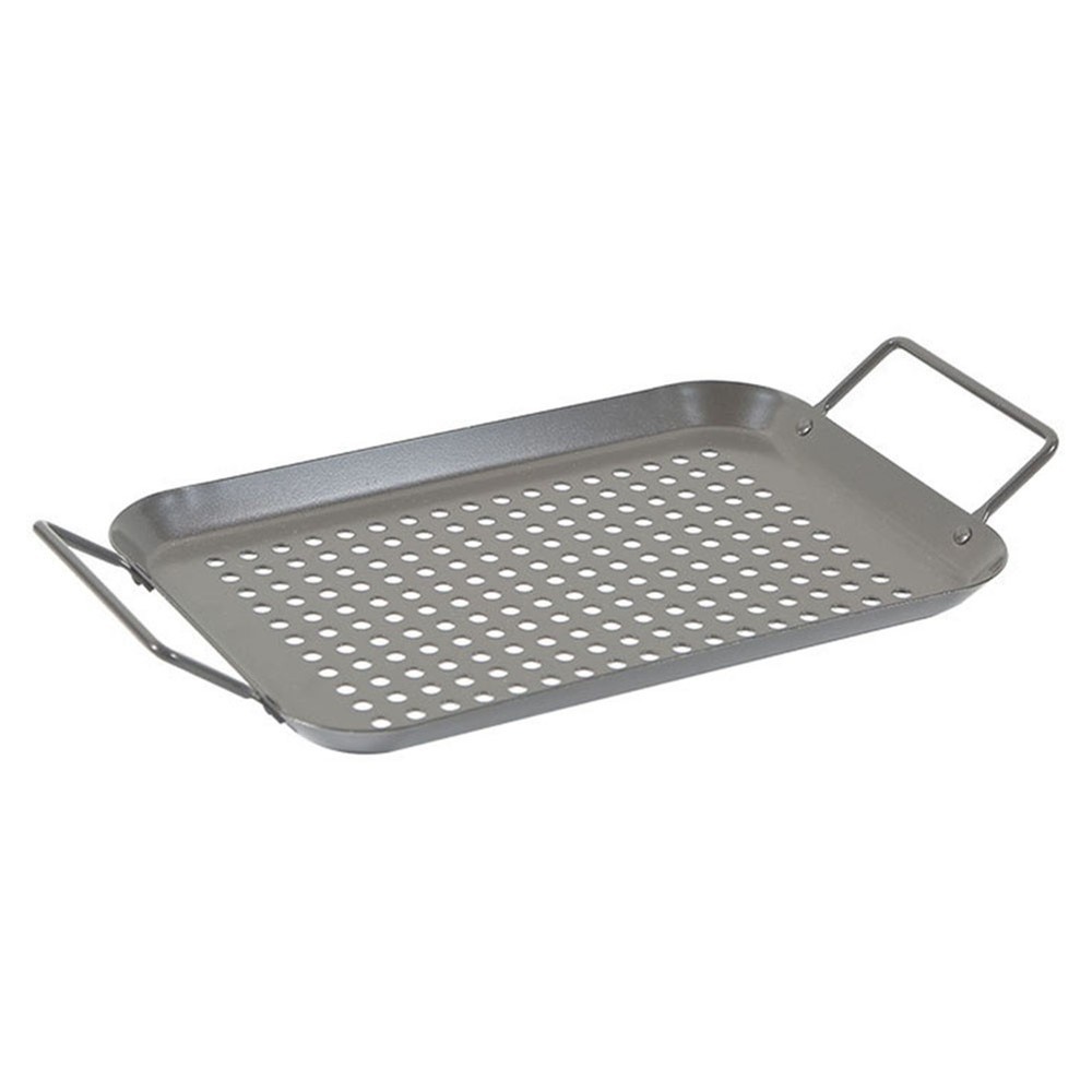 BBQ Pan Set BBQ Accessories Carbon Steel Material Compact Size Non-stick Coating