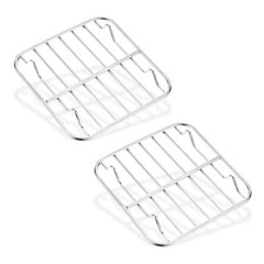 2 Pack Grill Grate Replacement, Steel Grill Grates for BBQ Parts [3.74 Inch]