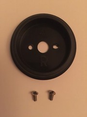 Uniflame Gas Grill Right Control Bezel w/Screws(2) – Part No. 55-11-292
