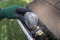 Gutter Guard 3 Inch Expand Aluminum Filter Strainer Stops Blockage Leaves Debris