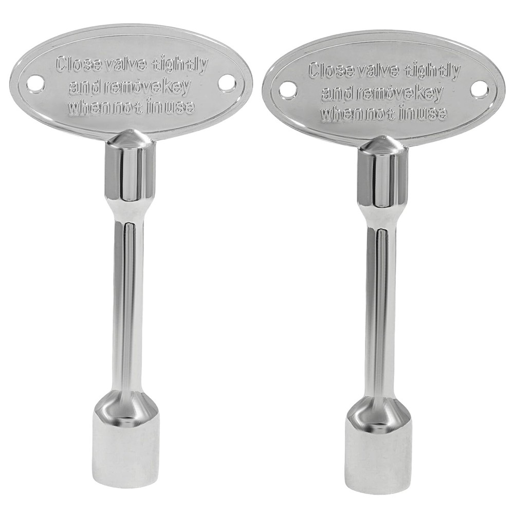 2 Pack 4 Inch Universal Gas Valve Key, Fits 1/4″ and 5/16″ Fireplace Replacem…