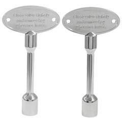 2 Pack 4 Inch Universal Gas Valve Key, Fits 1/4″ and 5/16″ Fireplace Replacem…