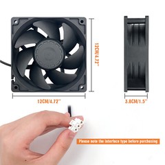 Upgraded Precision Control Fan Replacement for Char-Griller Gravity Fed 980