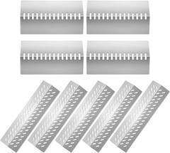 Grill Heat Plates And Flame Tamers 9-Pack Stainless Steel for Bull Brahma BBQ