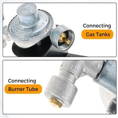 80477 Gas Grill Valve Regulator Compatible with Weber Q100 Q120 Series