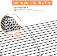Cooking Grate Replacement for Cuisinart CGG-306, Stainless Steel Grill Grid Grat