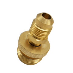 1LB Propane Tank Regulator Adapter Connect to 3/8″ Male Flare 5/8″-18UNF