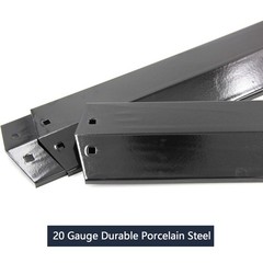 Hongso 16 9/16 inch Porcelain Steel Heat Plates Replacement for Chargriller 5…