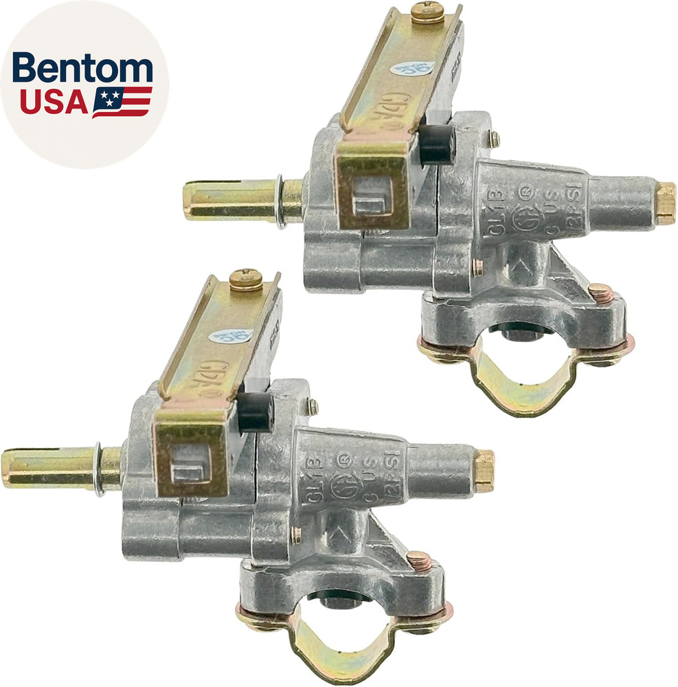 2-Pack Burner Control Valve for Blackstone Grill Griddle OEM Replacement Parts G