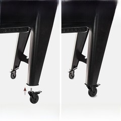 Outdoor Cooking 3 Inch Locking Caster Locking Wheel Kit Withstands Outdoor Use
