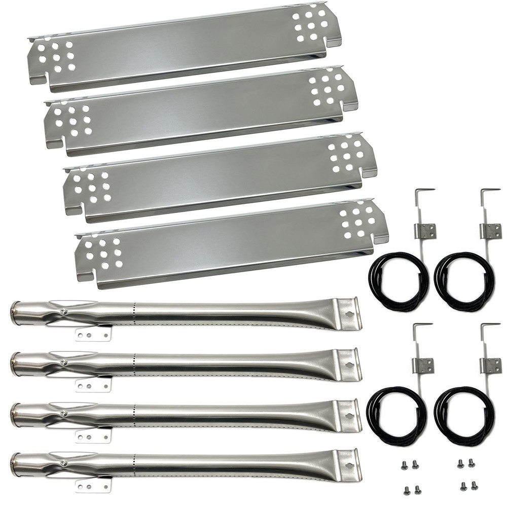 Parts DG262 Grill Burner 14 7/8″, Heat Plates 14.6″ x 4.2″, Igniter Kit fits …
