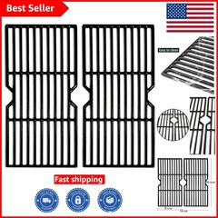 Porcelain Cast Iron Grill Grates Replacement for Charbroil & Thermos