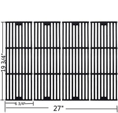 C6505A(4-Pack) 19 3/4″ Cast Iron Cooking Grid Grates for Chargriller 2121, 21…