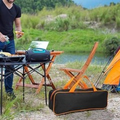 Portable Outdoor Grill Tools Storage Bag for Barbecue Accessories 38 by 12 cm
