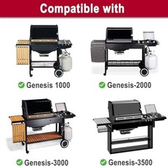 2 PCs Grill Grates Replacement for Weber Spirit 300 Series Weber 7638 NEW