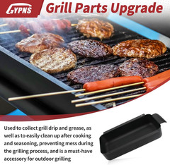 G416-0015-W1 Grill Grease Pan – for Charbroil Grill Grease Tray Replacement Part