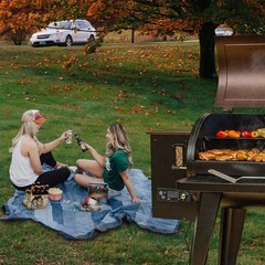 Durable Induction Fan Kit with 4 Blades for Grilling, Improves Heat Distribution
