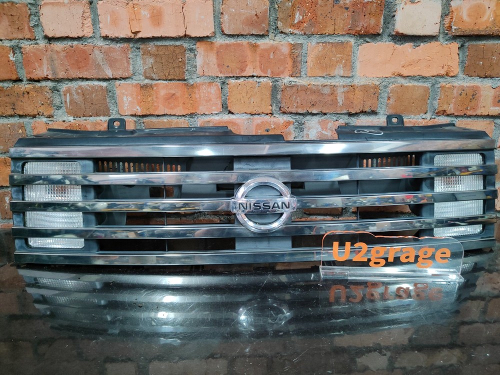 JDM Nissan Cube Z11 AUTECH Chrome Front Grill Grille Mask With Lamps Lights