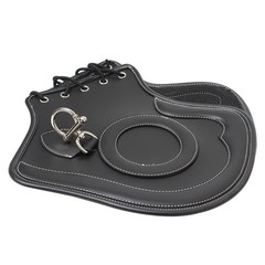 Leather Heat Shield Deflector Universal for Harley Touring Softail Dyna