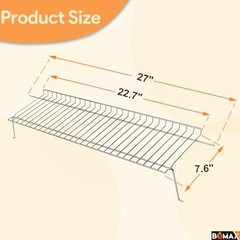 22 7/10″ Grill Warming Rack for Charbroil Performance 4 Burner 22.7″ x 7.6″