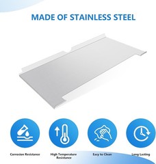 Stainless Steel Drip Tray Heat Baffle Traeger Gen-1 Timberline 1300 Series