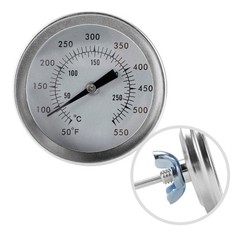 304 Stainless Steel For Dial Thermometer 50-550 F Range 2.95 inch Threaded Stem