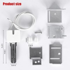 903758 Furnace Ignitor Kit, Gas Furnace Hot Surface Igniter Replacement for N…