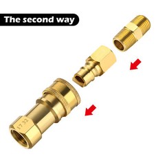 3/8″ Natural Gas Quick Connect Fittings，Lp Gas Propane Hose Quick Disconnect NEW