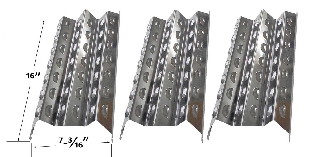 Perfect Flame 3019LNG (3-PK) Stainless Heat Shield