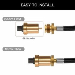 6FT Propane Adapter Hose 1 lb to 20 lb Converter Replacement for QCC1/Type1 Tank