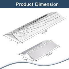 Stainless Steel Grill heat shield,Heat shield flame tamer and Grill burners f…