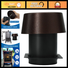 Vertical Smoker Chimney Stack & Cap Kit for Pit Boss 5/7 Series Pellet Grills