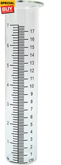 7″ Plastic Rain Gauge Replacement Tube, 8.25 x 2.25 x 1.75 inches Cold Resistanc